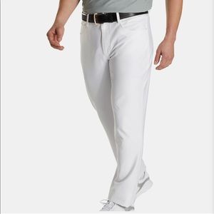 FootJoy Athletic Fit Golf White Pants 33x32